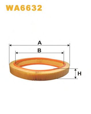 WIX FILTERS wa6632 -  Воздушный фильтр